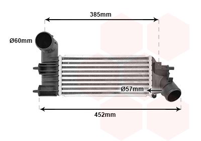 VAN WEZEL Интеркулер 40004204